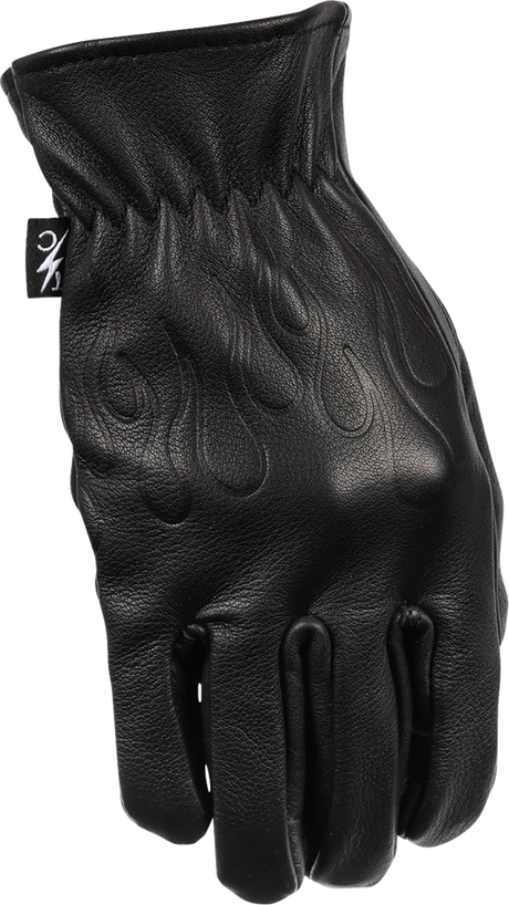 THRASHIN SUPPLY CO. Roper Leather Gloves - Black - 2XL TRG-01-12
