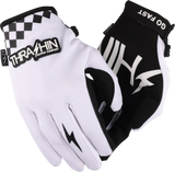 THRASHIN SUPPLY CO. Go Fast Stealth Gloves - White - Small SV1-10-08