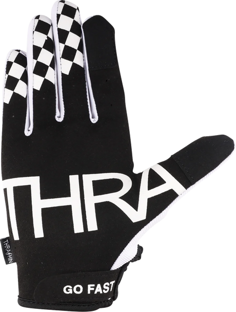 THRASHIN SUPPLY CO. Go Fast Stealth Gloves - White - Small SV1-10-08