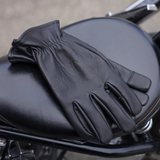 THRASHIN SUPPLY CO. Roper Leather Gloves - Black - 2XL TRG-01-12