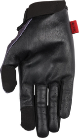 THRASHIN SUPPLY CO. Stealth Leather Palm Flame Gloves - Gray - 2XL SV1-22-12