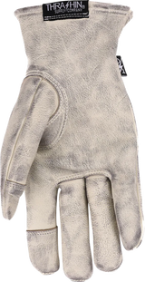 THRASHIN SUPPLY CO. Roper Leather Gloves - Bone White - XL TRG-00-11