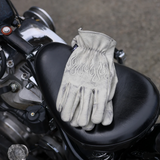 THRASHIN SUPPLY CO. Roper Leather Gloves - Bone White - Large TRG-00-10