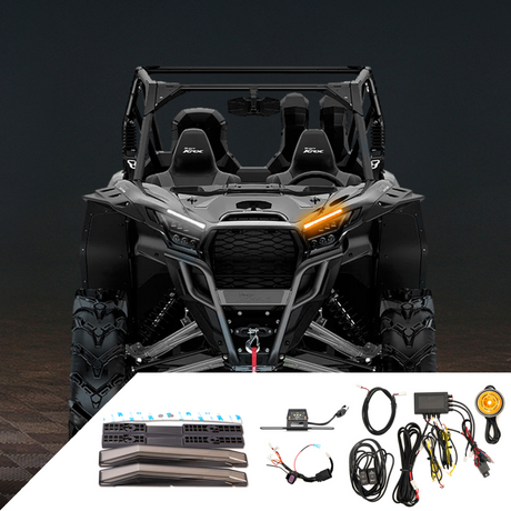 RAVEK Turn Signal Kit - White Running Light - Yamaha Viking 69-3000