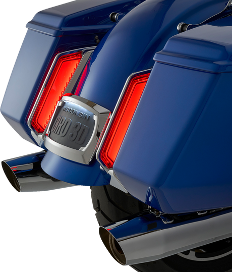 CIRO Filler Panel Tail Lights - Smoke Lens - Chrome 42050