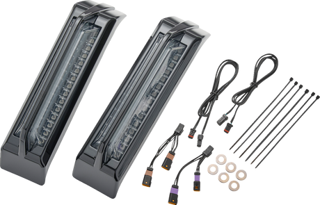 CIRO Filler Panel Tail Lights - Smoke Lens - Black 42051