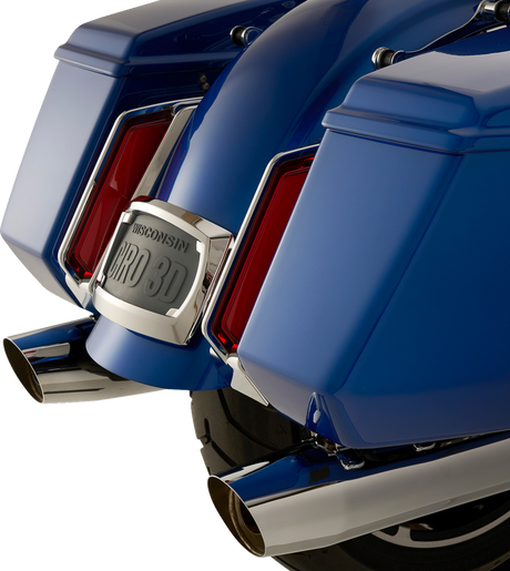 CIRO Filler Panel Tail Lights - Red Lens - Chrome 42052