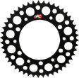 RENTHAL Rear Sprocket - Aluminum - 46 Tooth - Black - Gas Gas/Husqvarna/KTM 441U-428-46GPBK