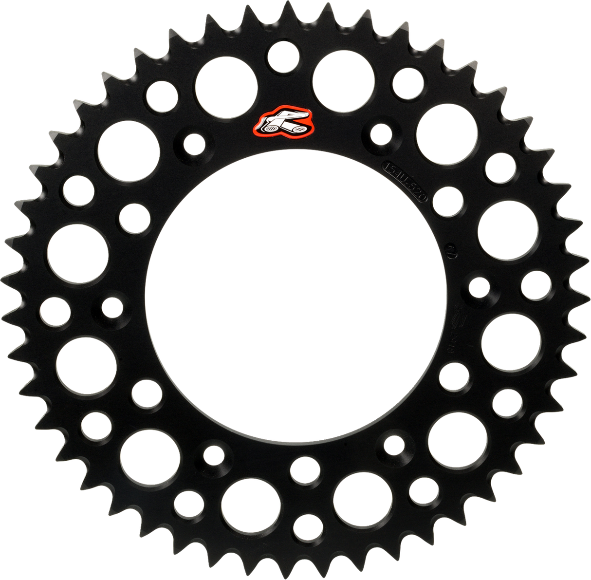 RENTHAL Rear Sprocket - Aluminum - 49 Tooth - Black - Gas Gas/Husqvarna/KTM 441U-428-49GPBK