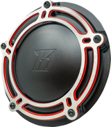 KODLIN USA Derby Cover - NXL Redline - Black/Red - M8 Touring K25409-RL