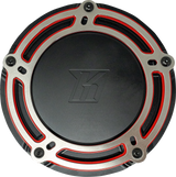 KODLIN USA Derby Cover - NXL Redline - Black/Red - M8 Softail K25410-RL