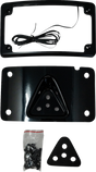 KODLIN USA 3-Hole License Plate Mount - Curved - Black KUS20352