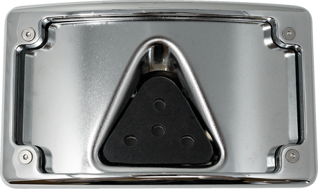 KODLIN USA 3-Hole License Plate Mount - Curved - Chrome KUS20353