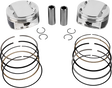 JE PISTONS Piston Kit - 4.125" Bore - 4.375" Stroke - 11.5:1 CR - 114" M8 398729
