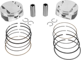 JE PISTONS Piston Kit - 4.250" Bore - 4.500" Stroke - 12.0:1 CR - 108" M8 398763