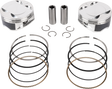 JE PISTONS Piston Kit - 4.255" Bore - 4.375" Stroke - 11.5:1 CR - 114" M8 399155