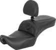 SADDLEMEN RoadSofa™ Seat - with Backrest - Black - RH975 '22-'25 822-11-187BR