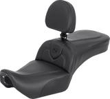 SADDLEMEN RoadSofa™ Seat - with Backrest - Black - RH975 '22-'25 822-11-187BR