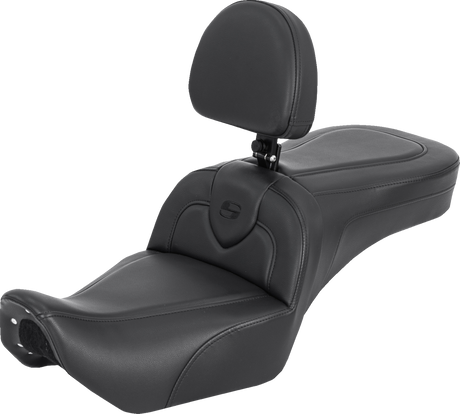 SADDLEMEN RoadSofa™ Seat - with Backrest - Black - RH975 '22-'25 822-11-187BR