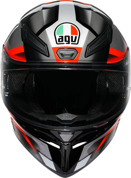 AGV K1 S Helmet - Fastlap - Black/Gray/Red - 2XL 21183940180642X