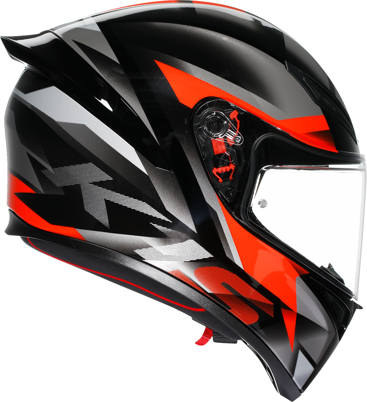 AGV K1 S Helmet - Fastlap - Black/Gray/Red - 2XL 21183940180642X