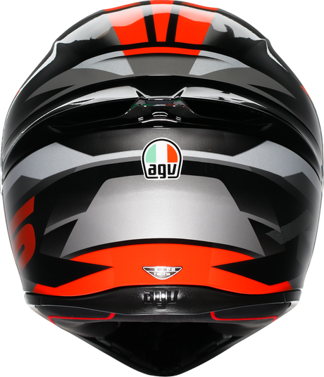 AGV K1 S Helmet - Fastlap - Black/Gray/Red - 2XL 21183940180642X