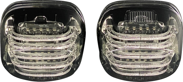 CUSTOM DYNAMICS ProBEAM® LED Taillight - Squareback - Smoke - FLRT/FLTRT TRIKE-KIT-3S