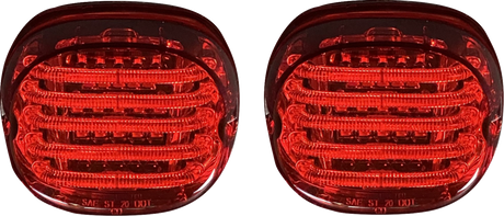 CUSTOM DYNAMICS ProBEAM® LED Taillight - Squareback - Red TRIKE-KIT-2R