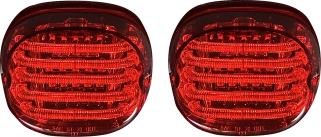 CUSTOM DYNAMICS ProBEAM® LED Taillight - Squareback - Red TRIKE-KIT-2R