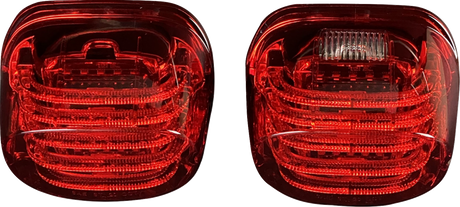 CUSTOM DYNAMICS ProBEAM® LED Taillight - Squareback - Red - FLRT/FLTRT TRIKE-KIT-3R