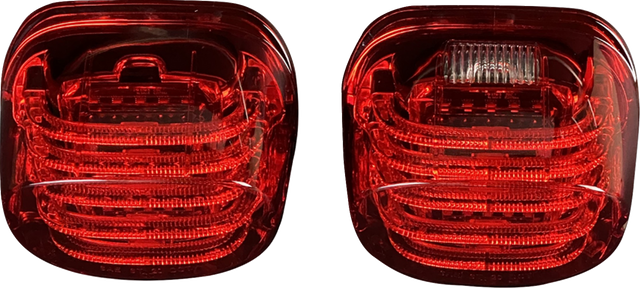 CUSTOM DYNAMICS ProBEAM® LED Taillight - Squareback - Red - FLRT/FLTRT TRIKE-KIT-3R