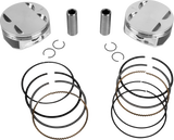 JE PISTONS Piston Kit - 4.255" Bore - 4.255" Stroke - 11.5:1 CR - 108" M8 399157