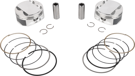 JE PISTONS Piston Kit - 4.125" Bore - 4.500" Stroke - 11.5:1 CR - 108" M8 398735