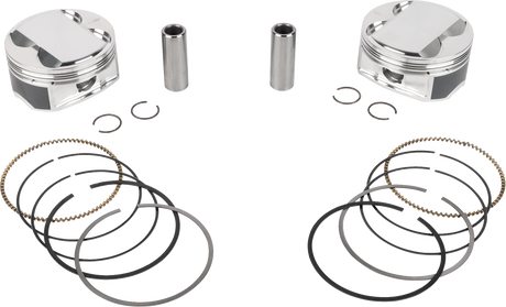 JE PISTONS Piston Kit - 4.125" Bore - 4.625" Stroke - 12.0:1 CR - 121" M8 400180