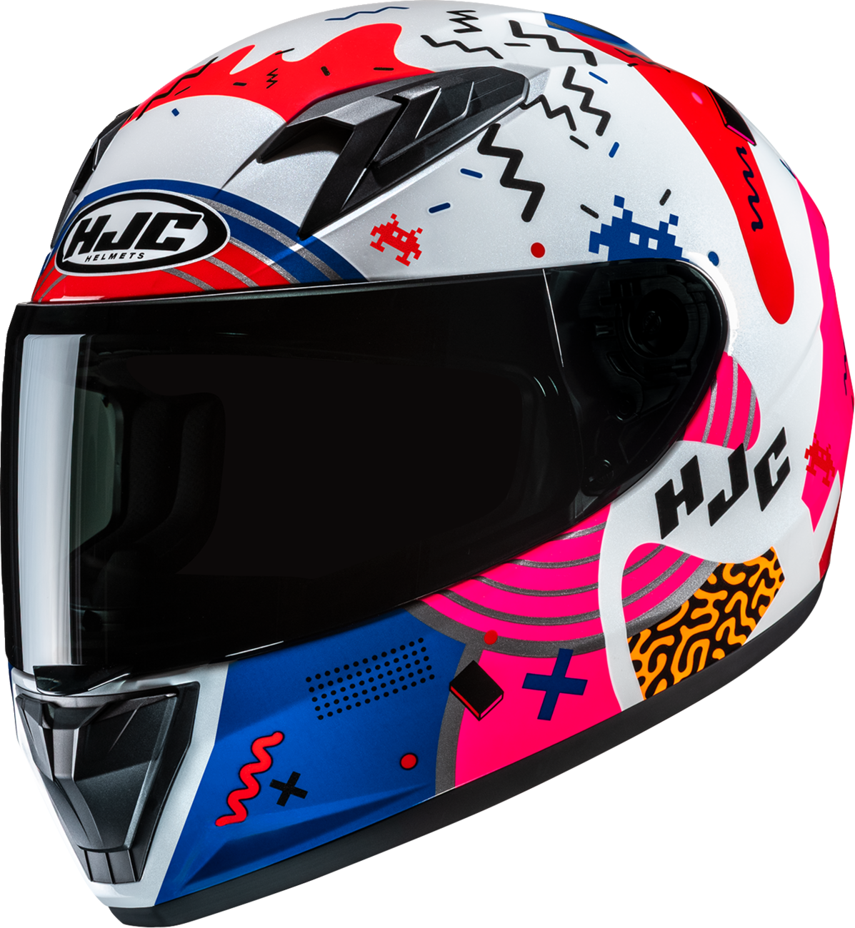 HJC Youth Y10 Helmet - Mika - MC28 - Medium FP70NUSF028V