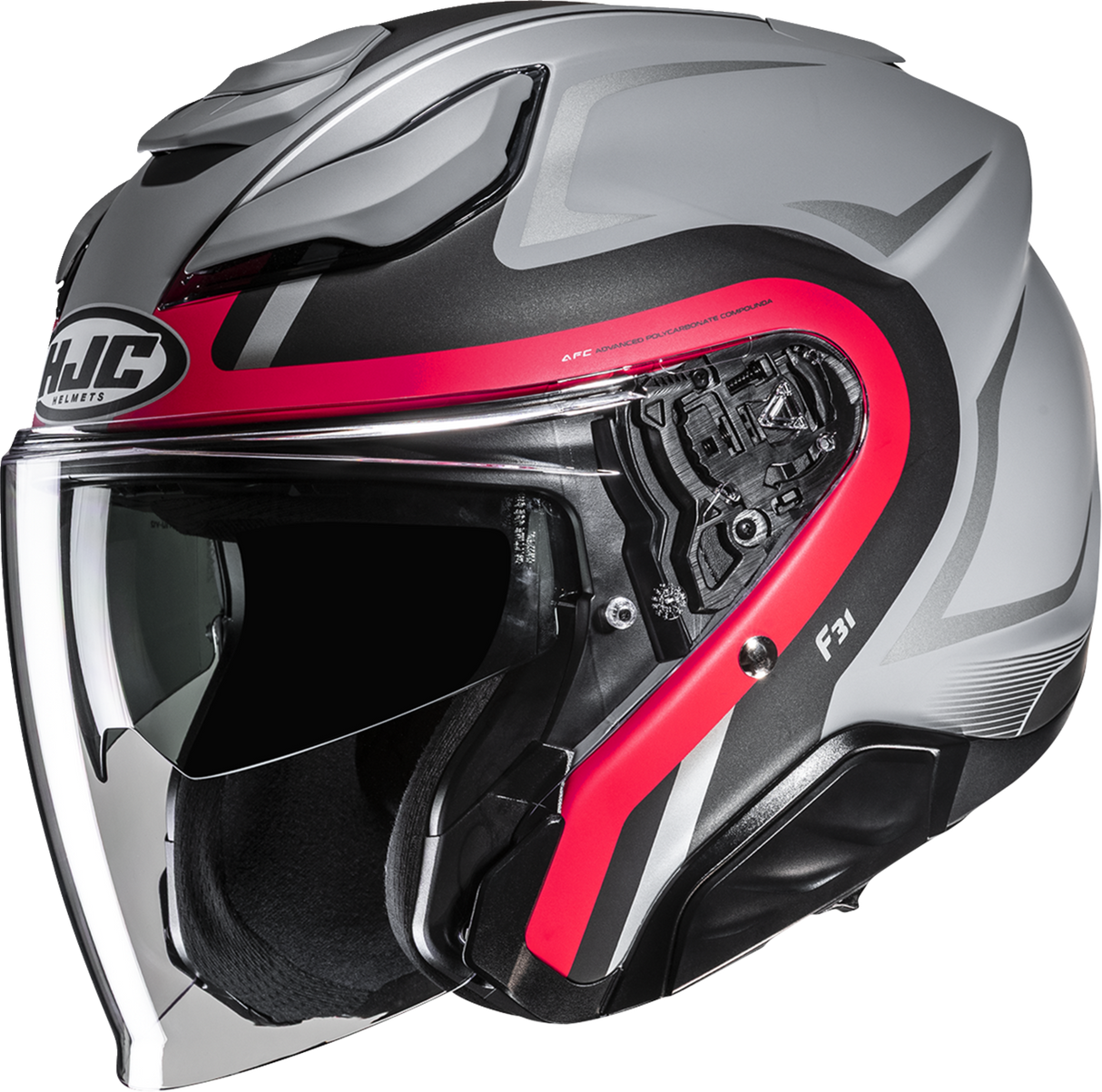 HJC F31 Helmet - Bask - MC1SF - Large JA21NUS64S1V
