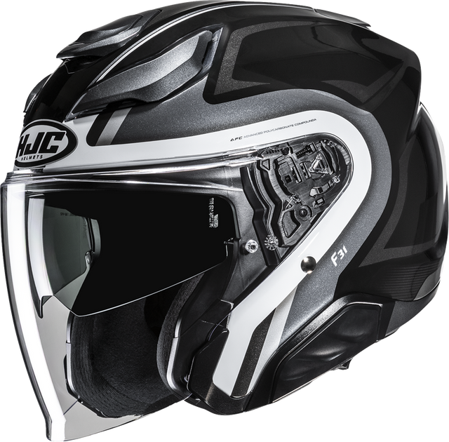 HJC F31 Helmet - Bask - MC5 - Large JA21NUS6405V