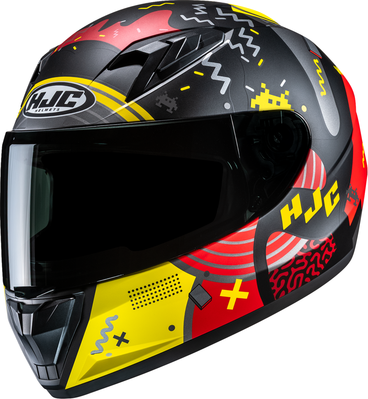 HJC Youth Y10 Helmet - Mika - MC1SF - Medium FP70NUSF0S1V
