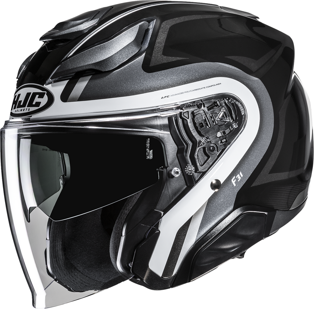 HJC F31 Helmet - Bask - MC5 - Medium JA21NUS5405V