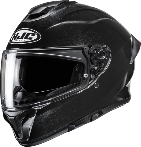 HJC C71 Helmet - Solid - Black - XL FP69NUS7METV