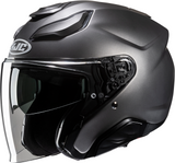 HJC F31 Helmet - Solid - Semi-Flat Titanium - 2XL JA21NUS8SFTV