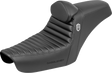 SADDLEMEN Step-Up Seat - Gripper - Black - with Backrest - FXD '96-'03 SC89604TB