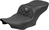 SADDLEMEN Roadsofa™ Seat - without Backrest - Silver Stitch - FLH/FLT '23-'25 823-07-21005