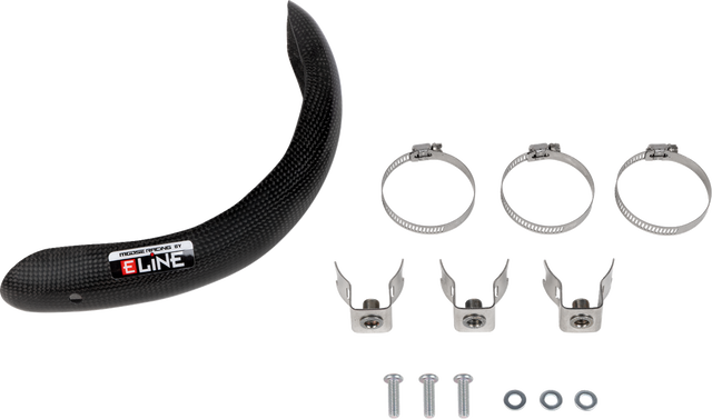 MOOSE OFFROAD Heat Shield - Carbon Fiber - Sherco SHS30025