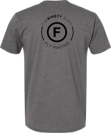 Fly Atom Tee Gunmetal Heather Sm - Cycle City Outdoors
