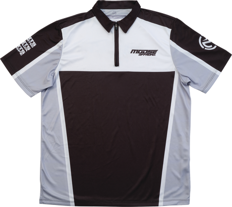 MOOSE OFFROAD Moose Pit Shirt - Black/Gray/White - XL MRS01DS01BKWHXR