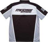 MOOSE OFFROAD Moose Pit Shirt - Black/Gray/White - 2XL MRS01DS01BKWH2R