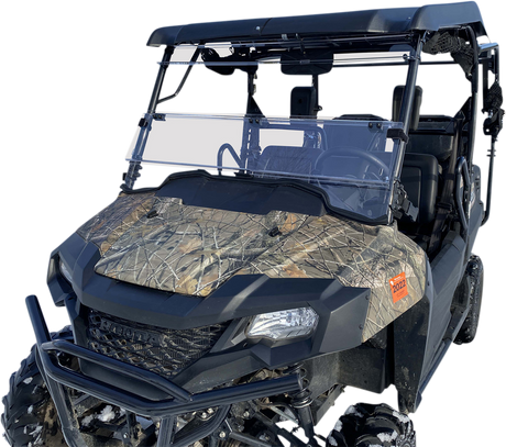 MOOSE OFFROAD Full Folding Windshield - Deluxe - Pioneer 700 V000347-12200M