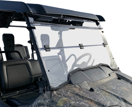 MOOSE OFFROAD Full Folding Windshield - Deluxe - Pioneer 700 V000347-12200M