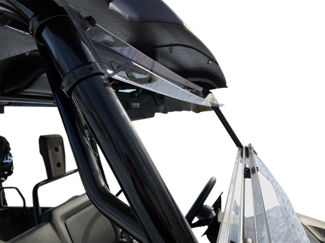 MOOSE OFFROAD Full Folding Windshield - Deluxe - Pioneer 700 V000347-12200M